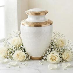 Cremation Urn from Designs by Dennis, florist in Kingfisher, OK